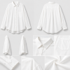 Áo Sơ Mi Nam Nữ Trắng Dài Tay Oxford Oversize Cao Cấp, Cổ Bẻ, Túi Ngực, Form Rộng Thoải Mái bca2121f a502 4eb9 a8b4 8bfdcfb27a60